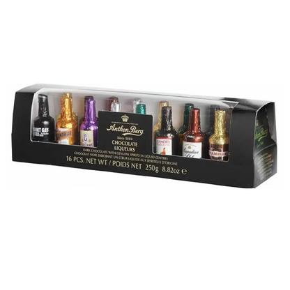 Anthon Berg Liqueur Bottles Spirits Collection - 16 piece