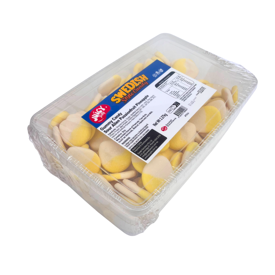 Swedish style candy sour alien passionfruit & pineapple 2.27g