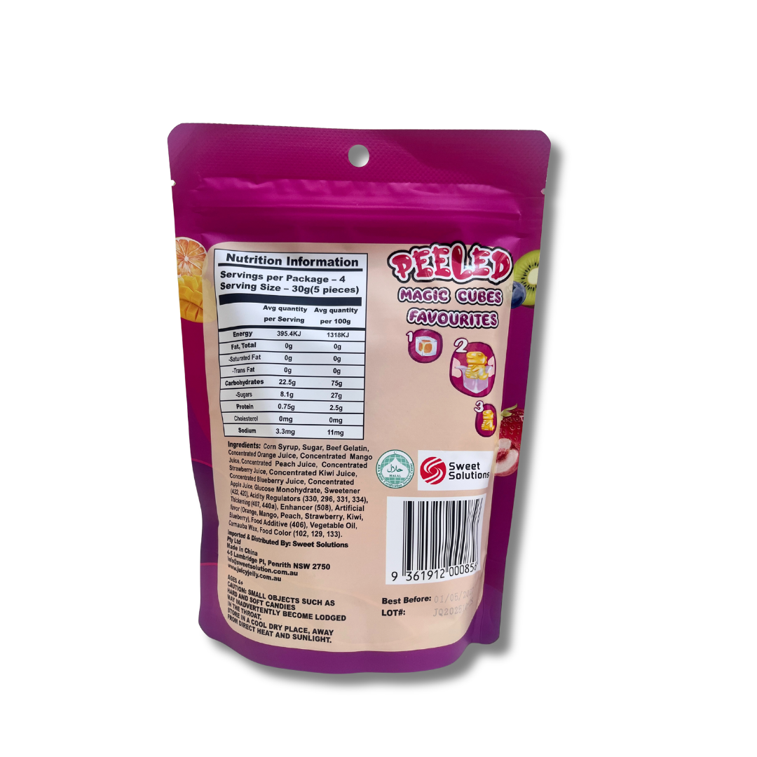Peeled Magic Cubes Favourites 120g
