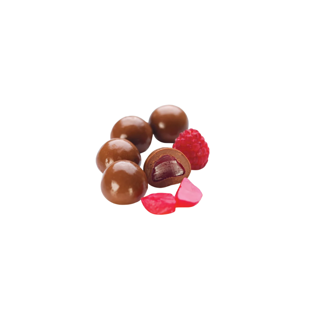 Pink Raspberry Chocolate Sweet As | Pink Lady Milk Chocolate Raspberry Jellies 200g
