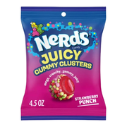 Nerds juicy gummy clusters strawberry punch 127g