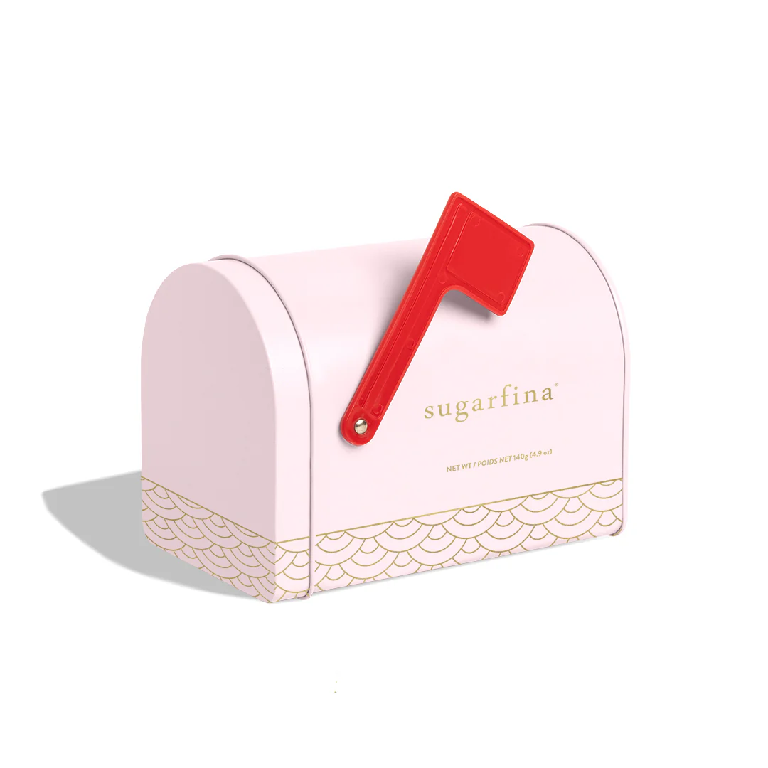 Sugarfina perfectly Pink Mailbox 2-piece bento gift set 445g