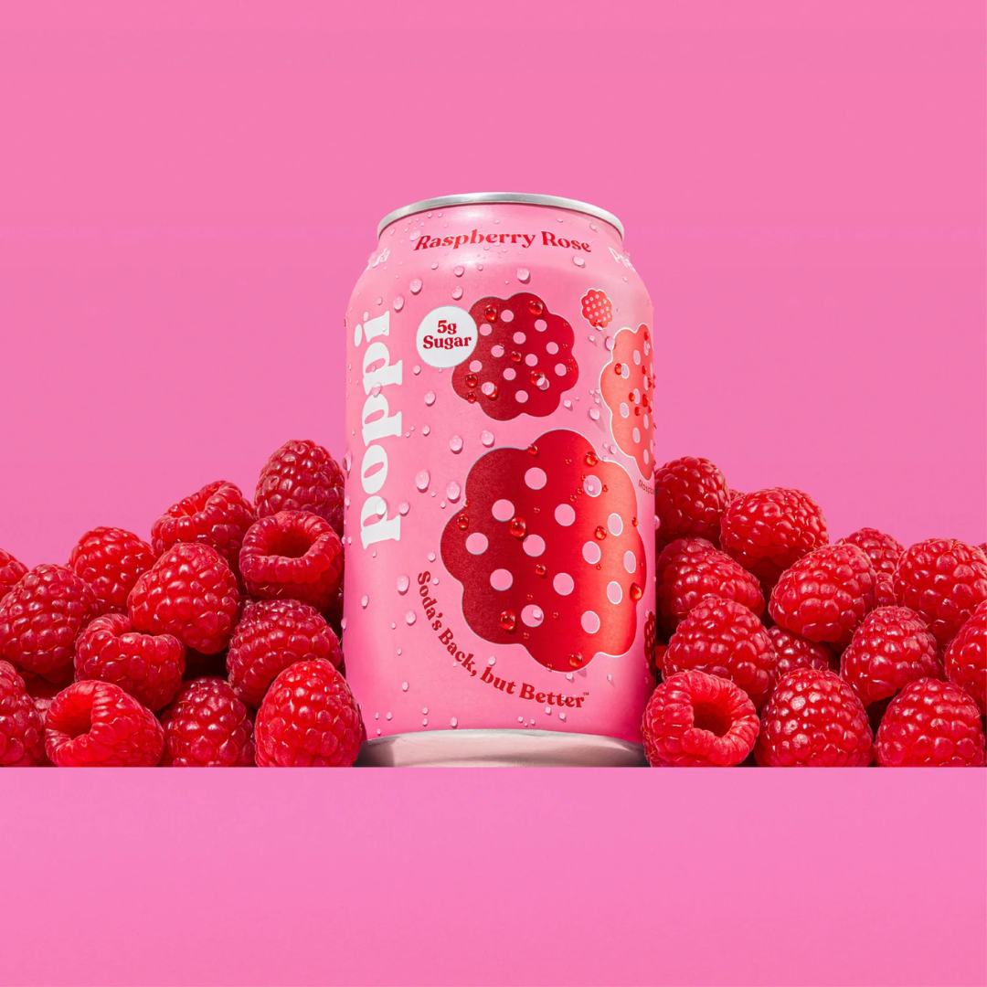 Poppi Raspberry Rose 355ml