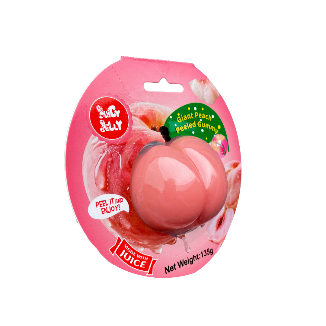 Juicy Jelly Giant Peelable Peach 135g