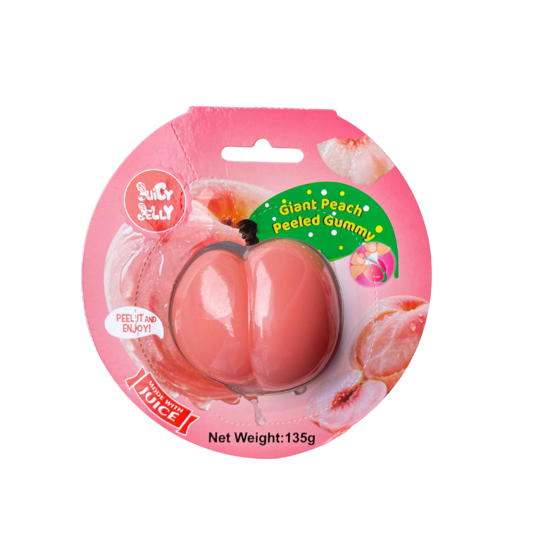 Juicy Jelly Giant Peelable Peach 135g