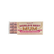 World's Best Mum Milk Chocolate Block 100g