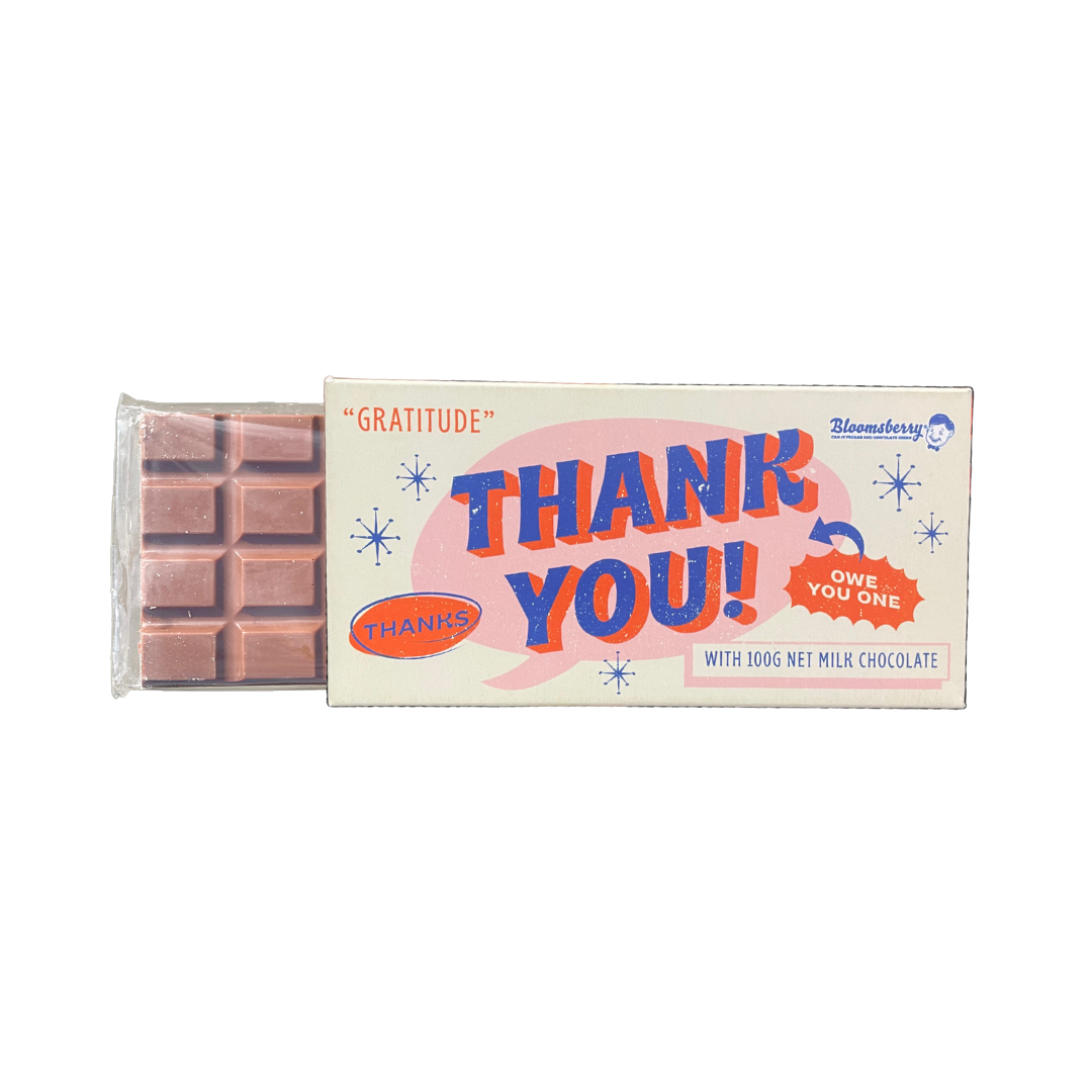 Thank You Milk Chocolate Block 100g