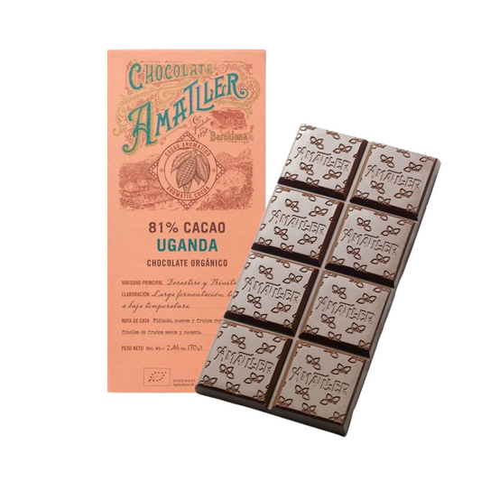 Amatller 81% Dark Chocolate Block - 85g (short dated)