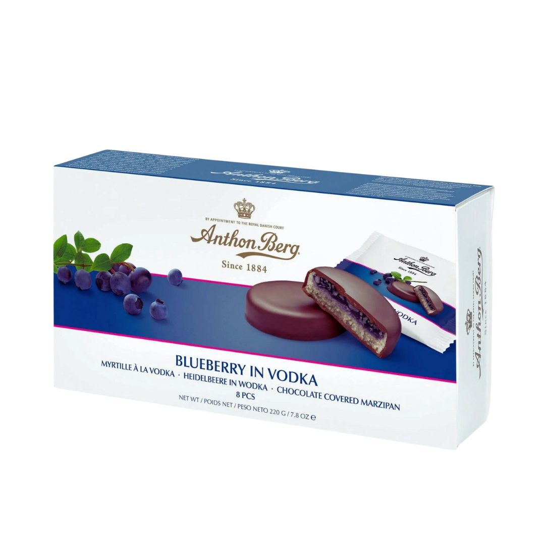 Anthon Berg Blueberry in Vodka Marzipan 220g