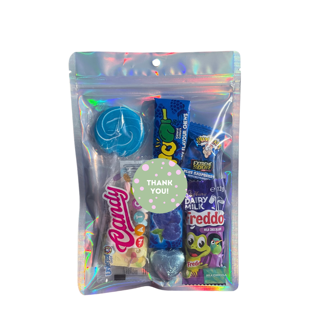 Blue Treat Lolly Bag 90g