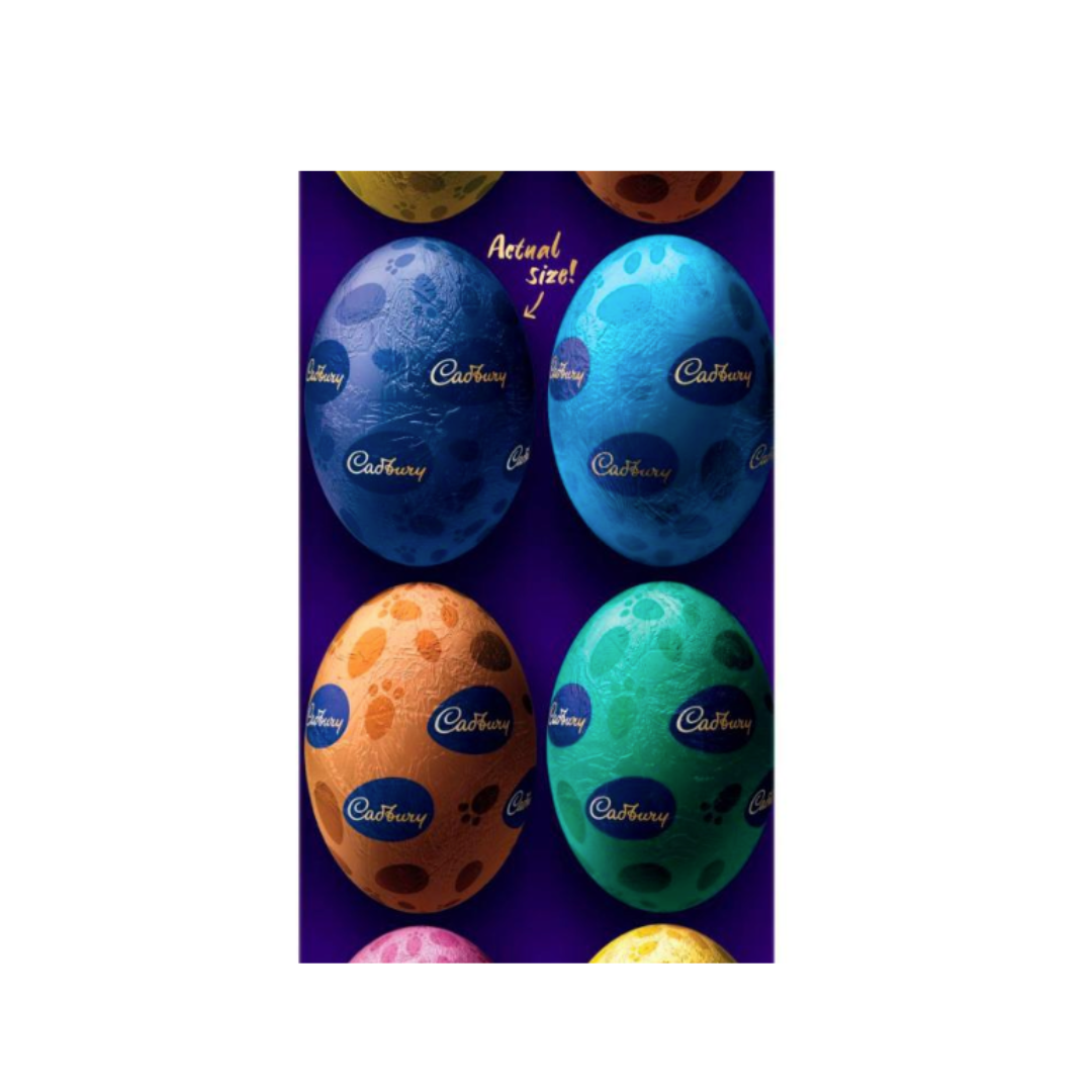 Cadbury Dairy Milk 18 Hunting Easter Eggs Hollow 306g