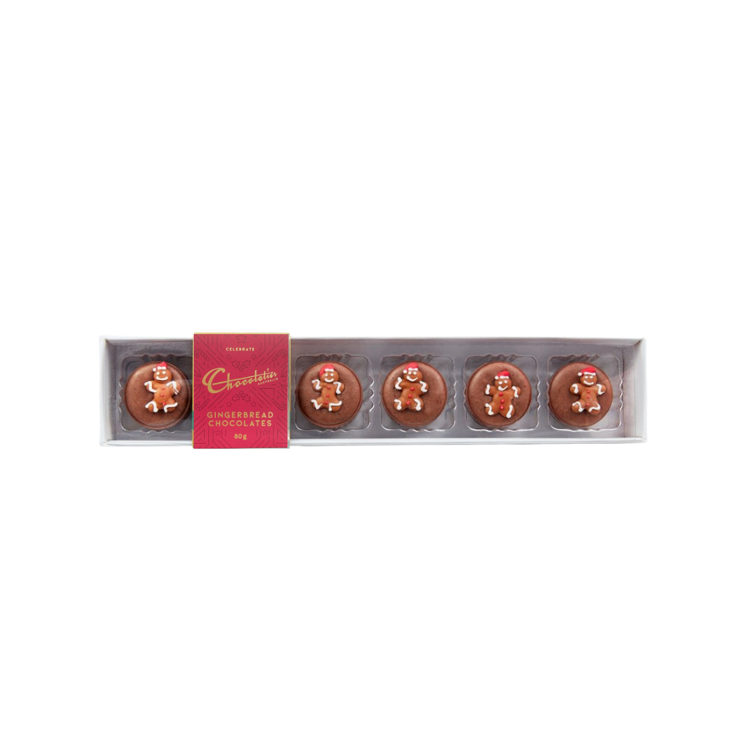 Chocolatier Christmas Milk Choc Gingerbread / 6 Pack