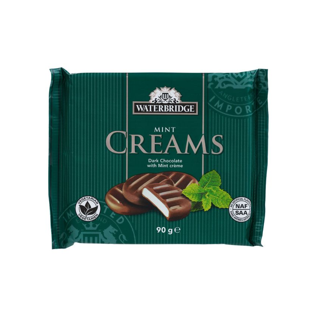 Dark Chocolate with Mint Creme 90g