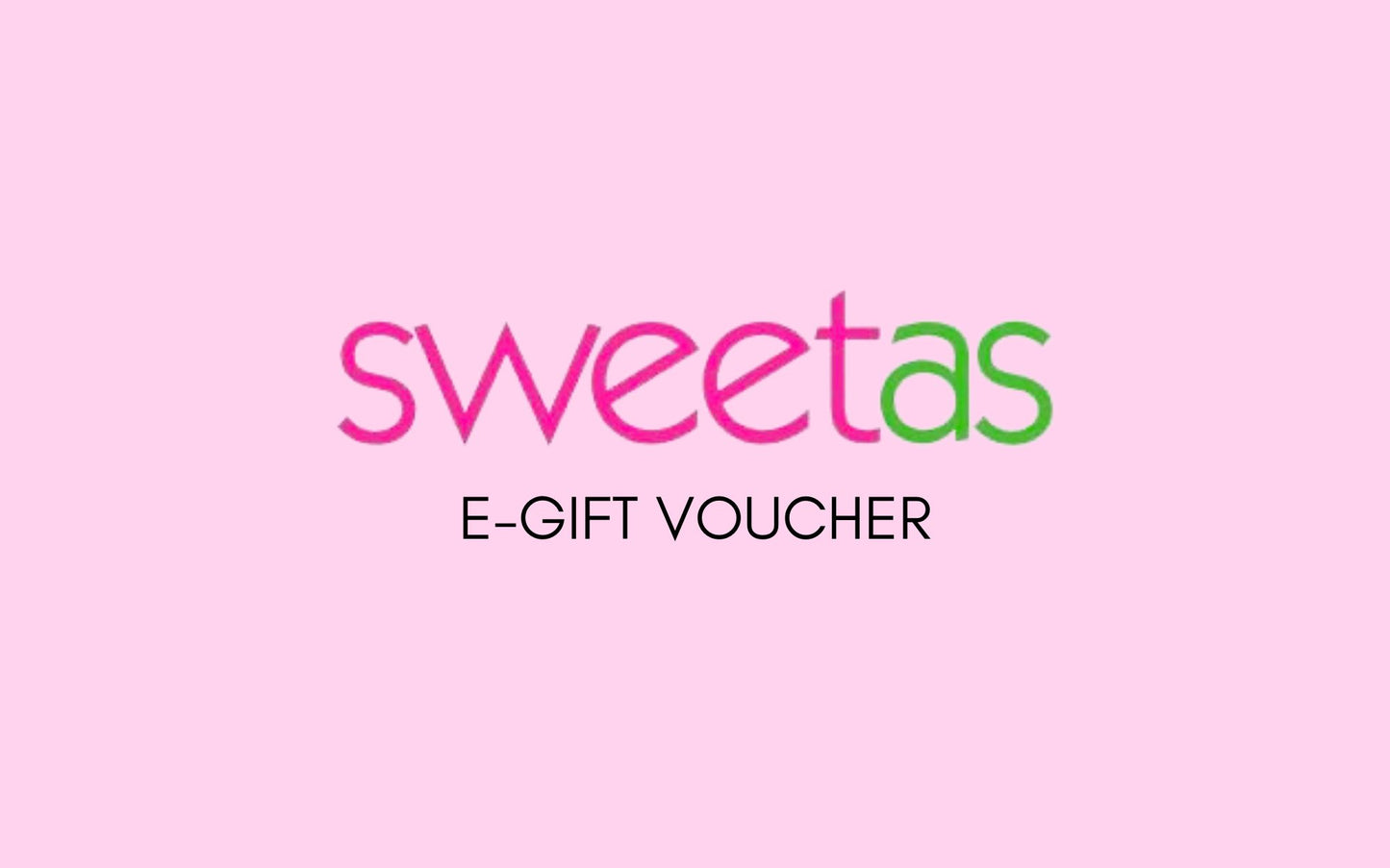 Sweet As E-Gift Voucher