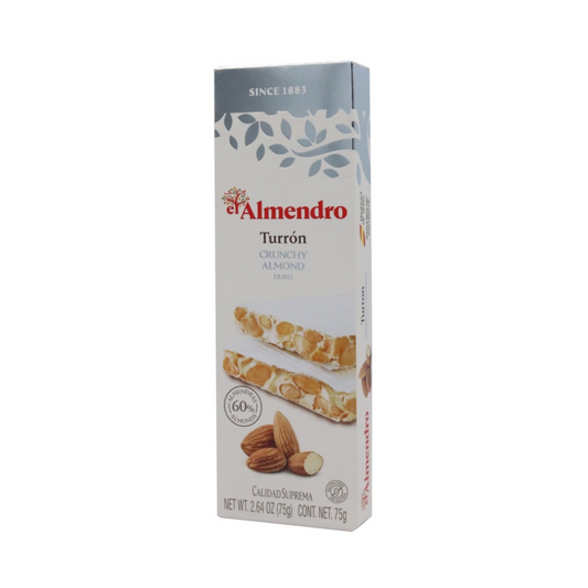 el Almendro Crunchy Almond Turron 75g