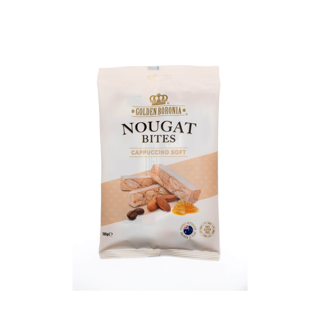 Golden Boronia cappuccino soft nougat 100g