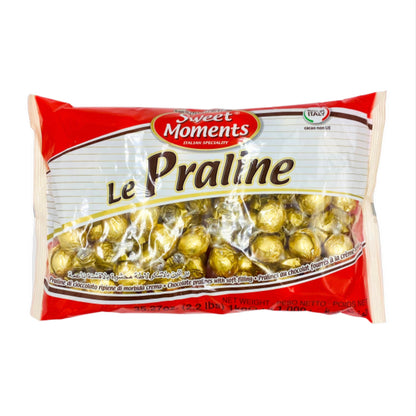 Italian Le Praline  - Milk Choc with Hazelnut filling 1kg Bag