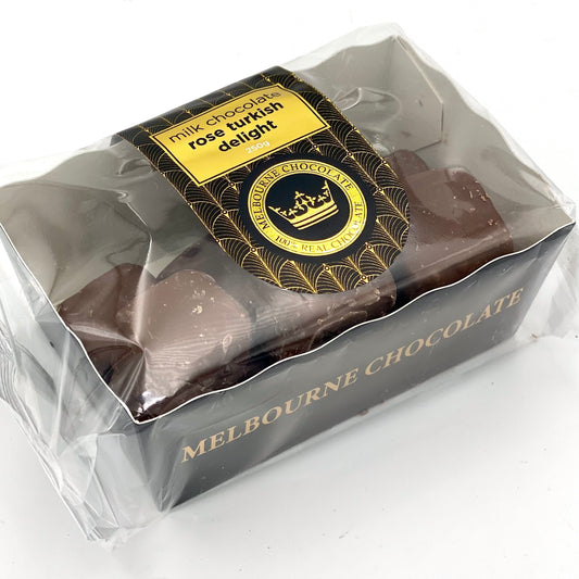 Milk Chocolate Rose Turkish Delight 250g