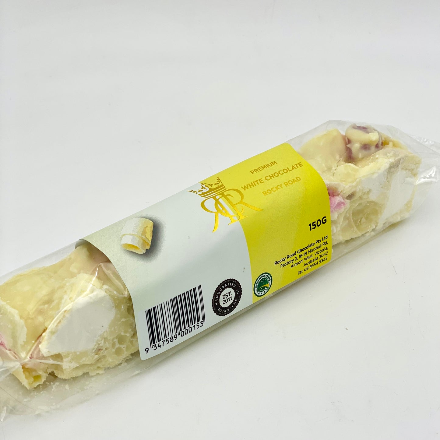 Premium White Chocolate Rocky Road 150g