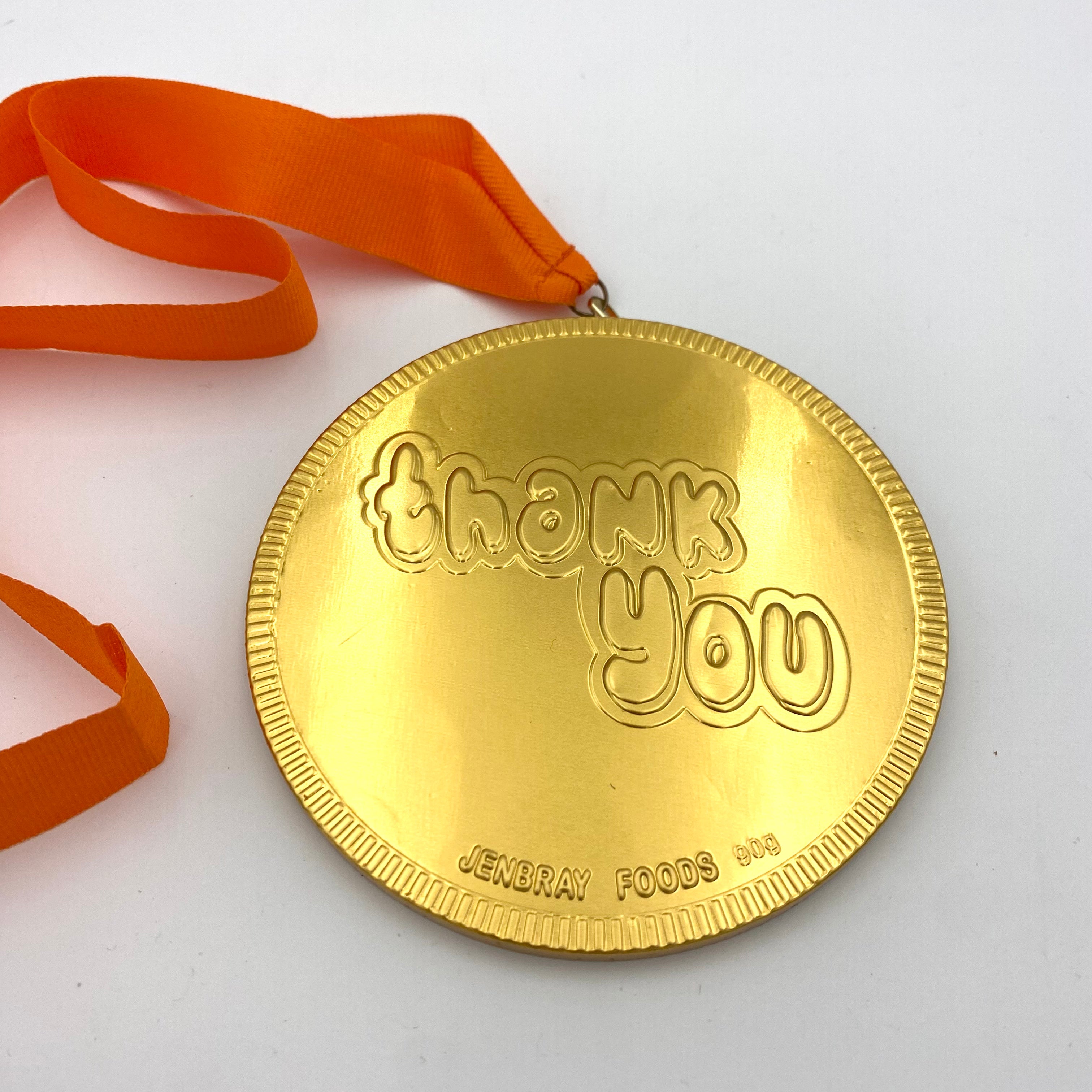 Milk Chocolate Giant Thank You Medal