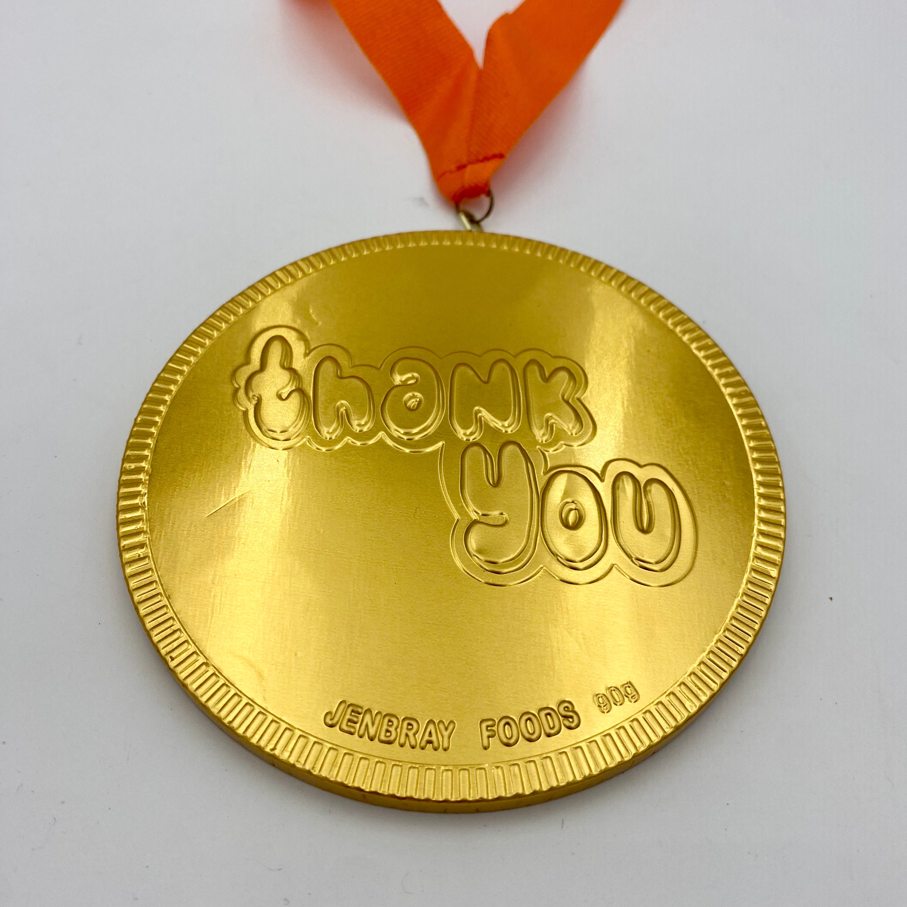Milk Chocolate Giant Thank You Medal