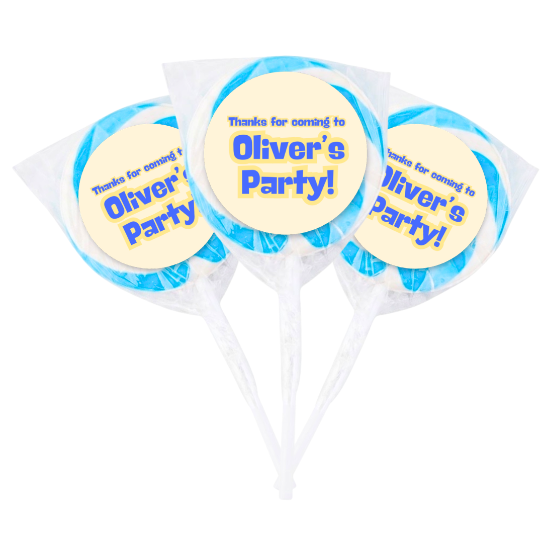 Personalised Lollipops (Min 24)