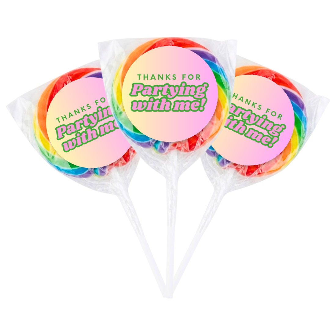 Personalised Lollipops (Min 24)