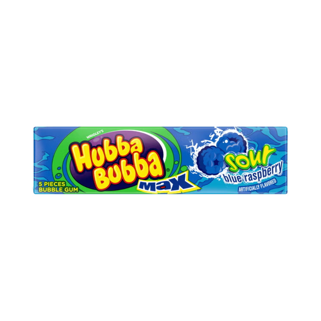 Hubba Bubba Max Sour Blue Raspberry 5pcs