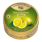 Cavendish & Harvey Travel Tin - Sour Lemon Drops 200g