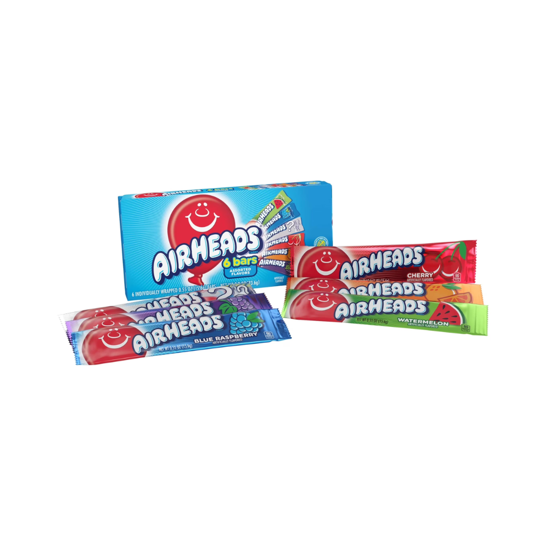 Airheads 6 Bars Assorted Flavours