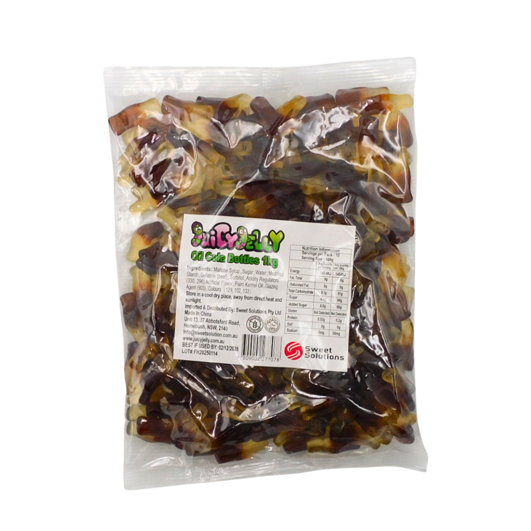 Juicy Jelly Oil Cola Bottles 1kg