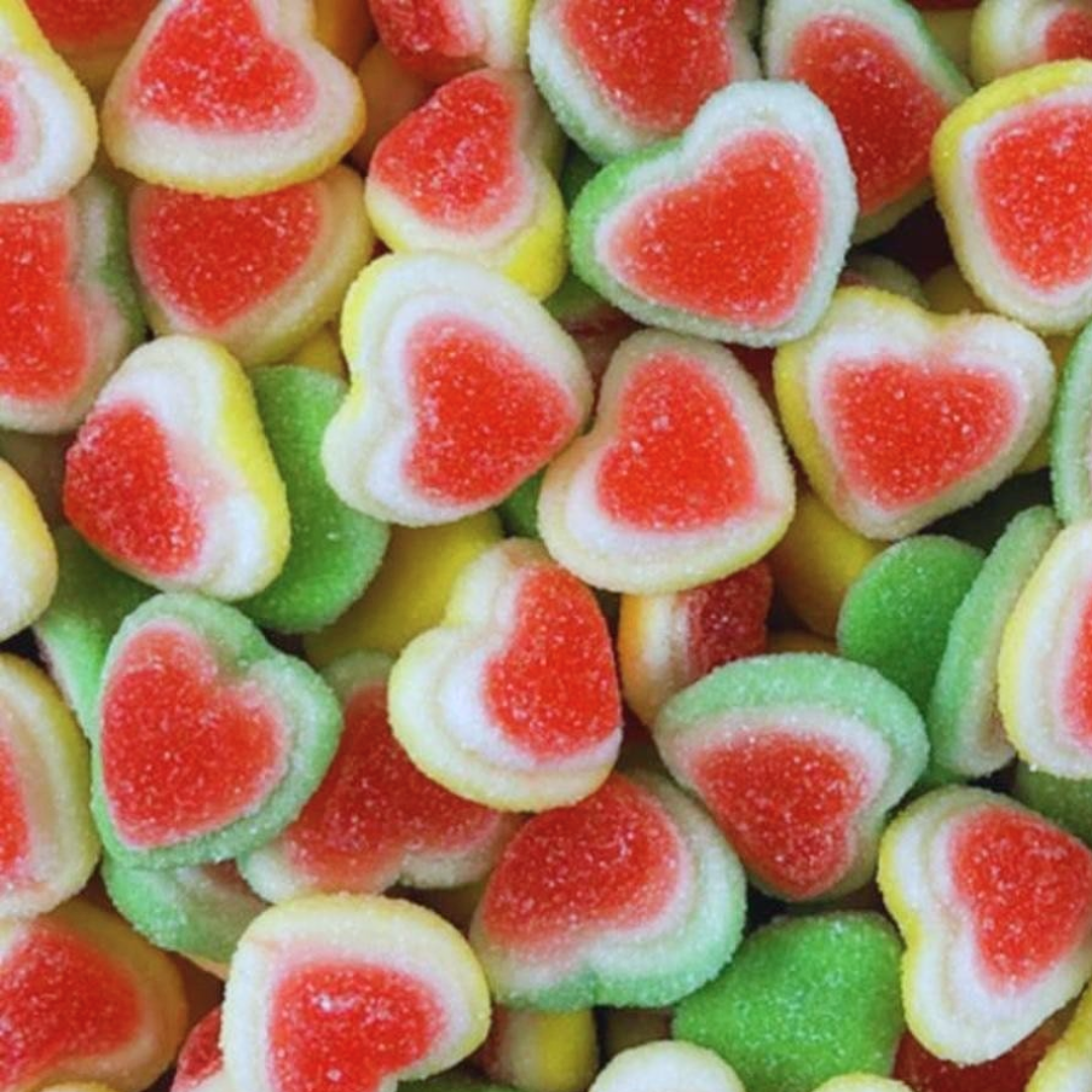 Juicy Jelly Sour Mix Hearts 1kg