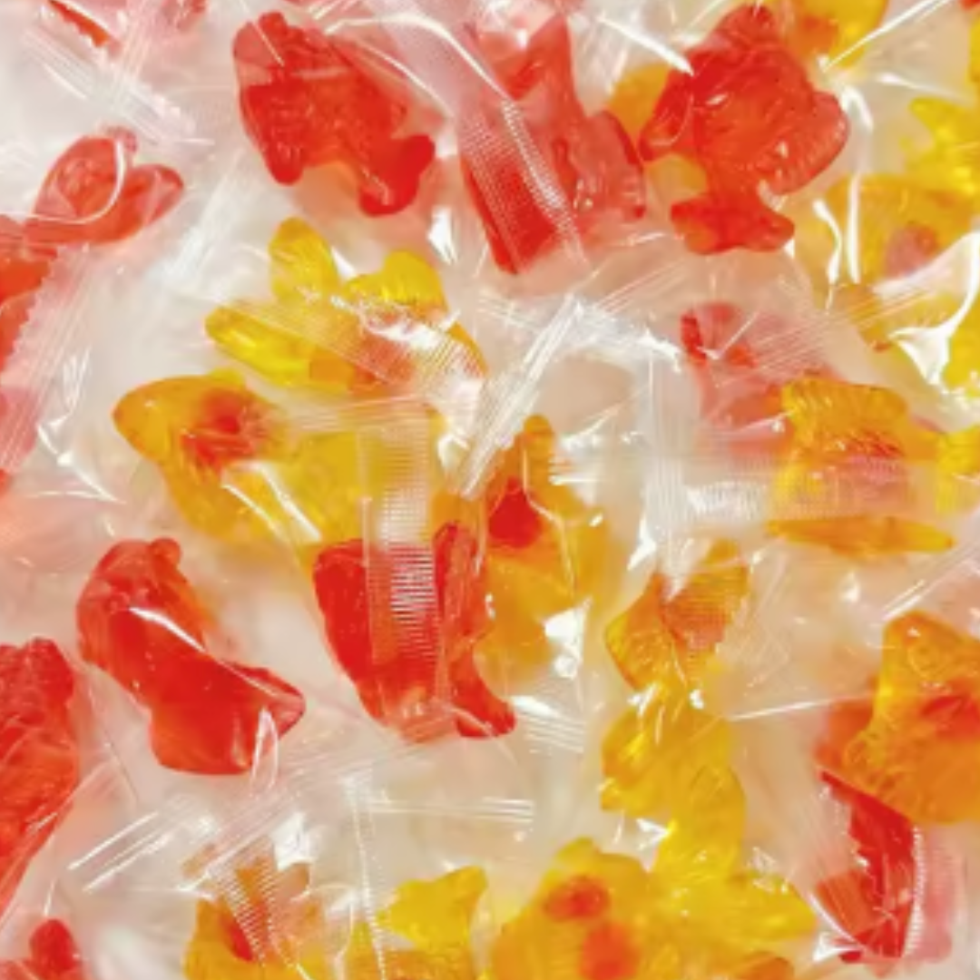Juicy Jelly goldfish gummy candy 100g