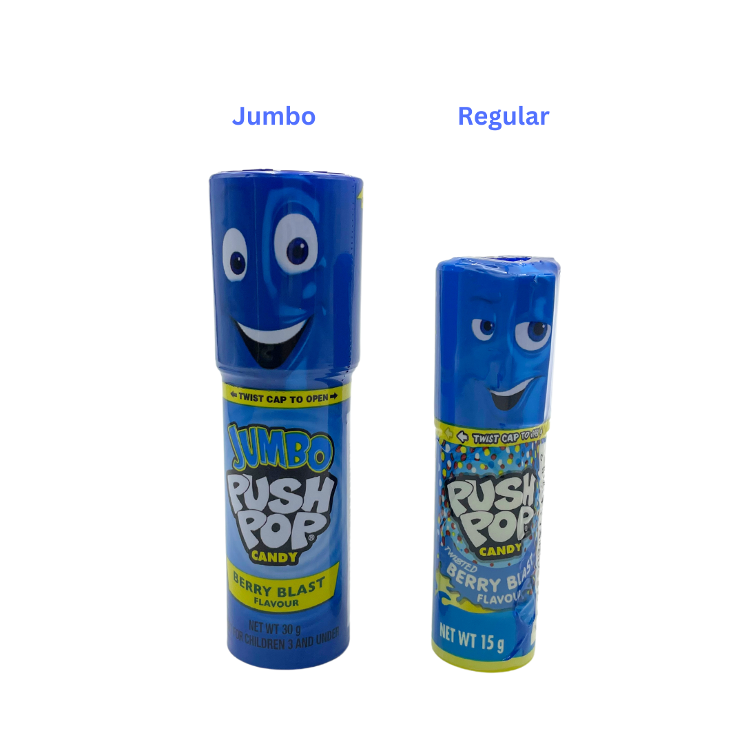 Push Pop Candy Assorted Flavours - 15g