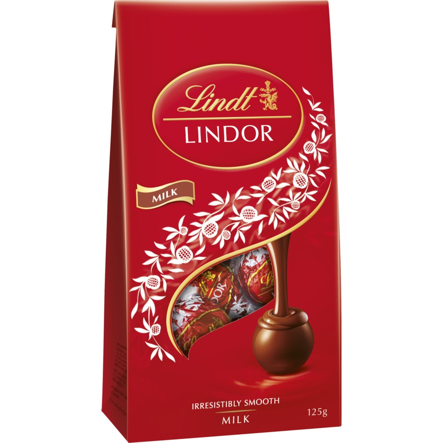 Lindor Milk Chocolate 125g Bag