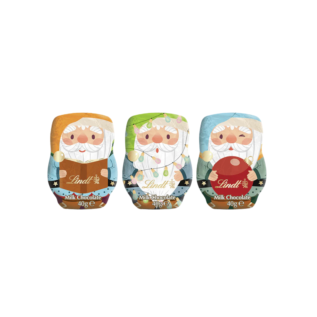 Lindt Chocolate Little Santa Helpers 40g (assorted)
