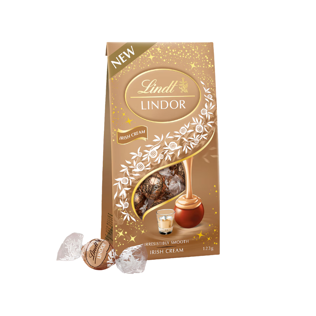 Lindt LINDOR Irish Cream Bag 123g