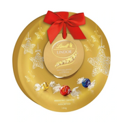 Lindt Lindor Assorted Chocolate Wreath Tin - 184g