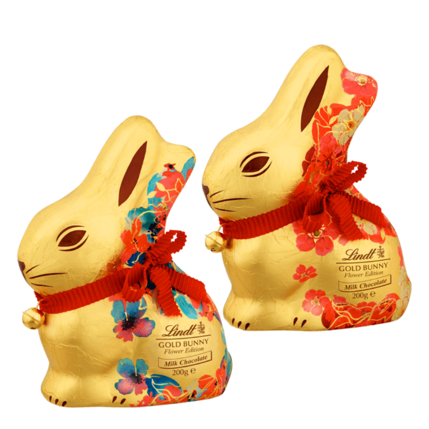 Lindt Milk Flower Bunny - 200g