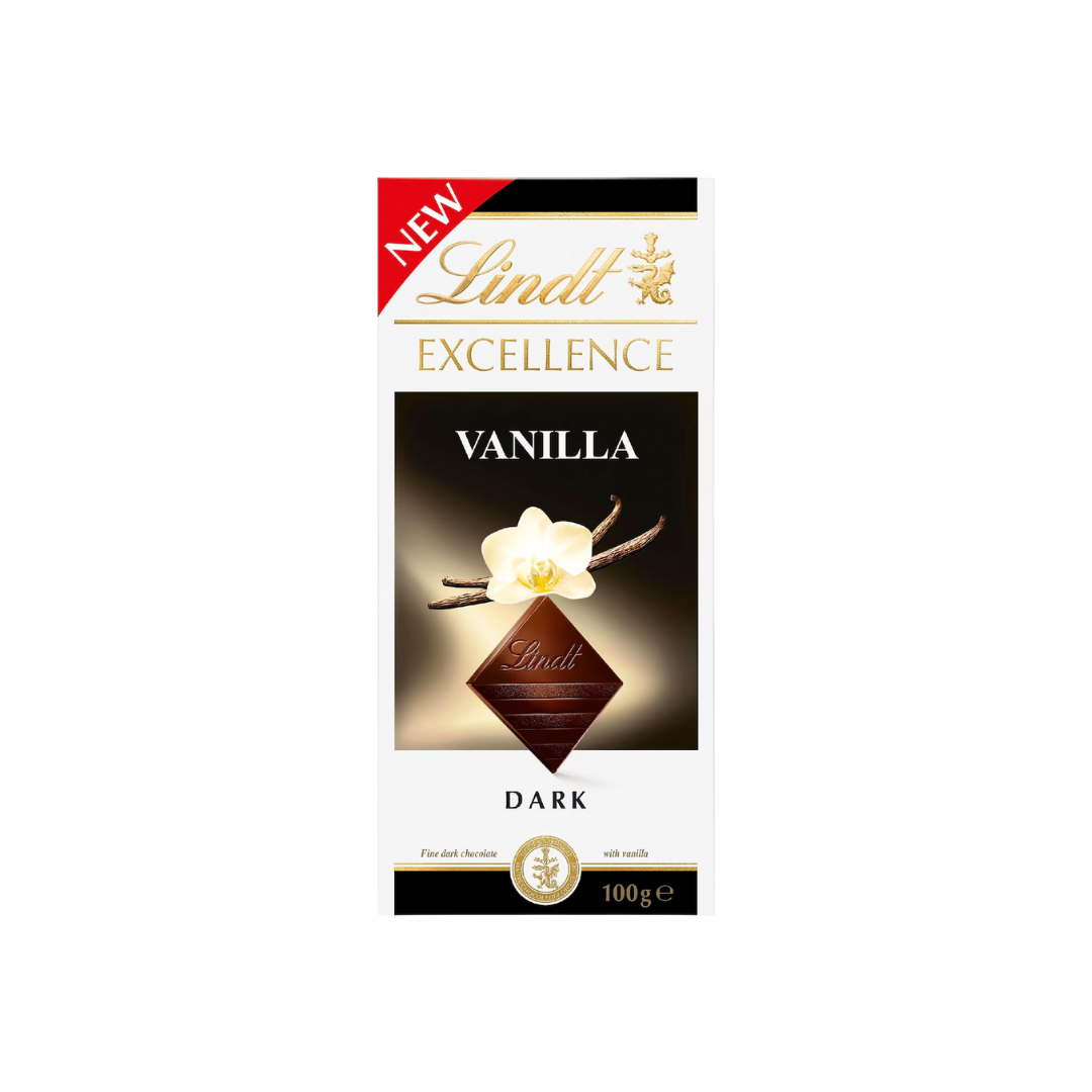 Lindt excellence dark vanilla 100g