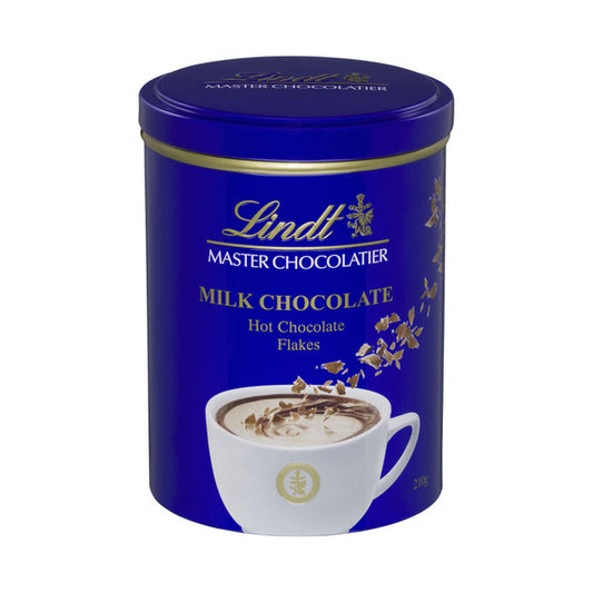 Lindt MILK Hot Chocolate Flakes / 210g Tin