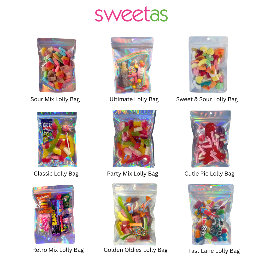 Personalised Birthday Party Lolly Bags (min 12)
