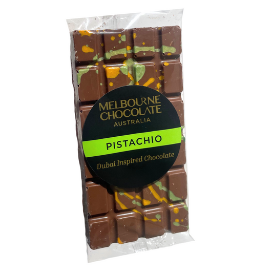 Dubai Chocolate - Milk Chocolate Pistachio Block - 200g