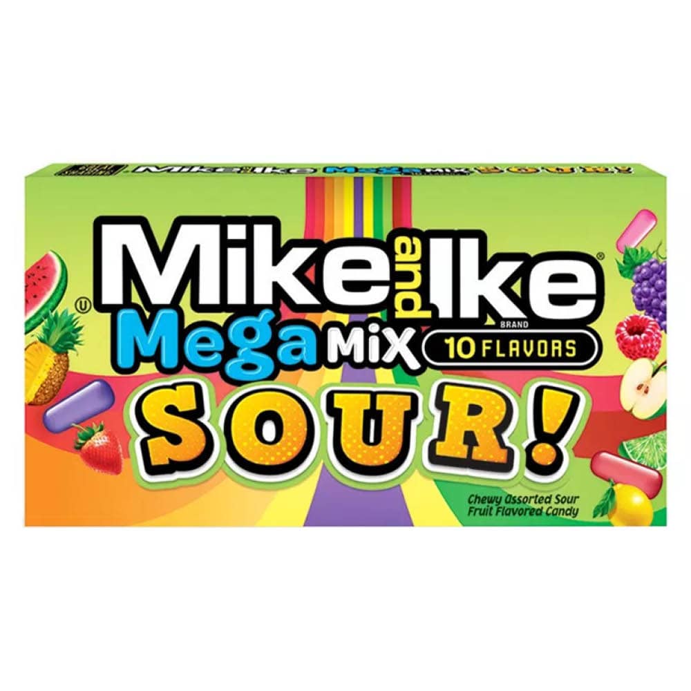 Mike and Ike Mega Sour Mix - 120g