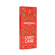 Montezuma's Candy Cane chocolate bar packaging on a white background