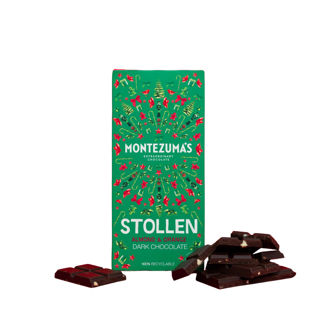 Montezuma's stollen dark chocolate block 90g