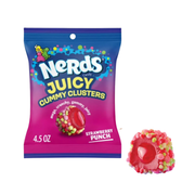 Nerds juicy gummy clusters strawberry punch 127g