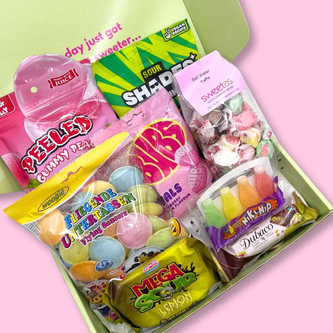 Trending TikTok Candy Gift Box – Peelable Candy, Dubai Chocolate & Swedish Candy