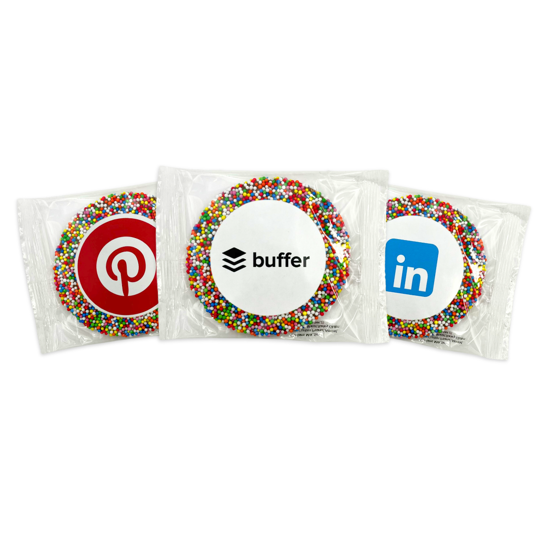 Personalised Corporate Milk Chocolate Speckle 40g (Min 12)