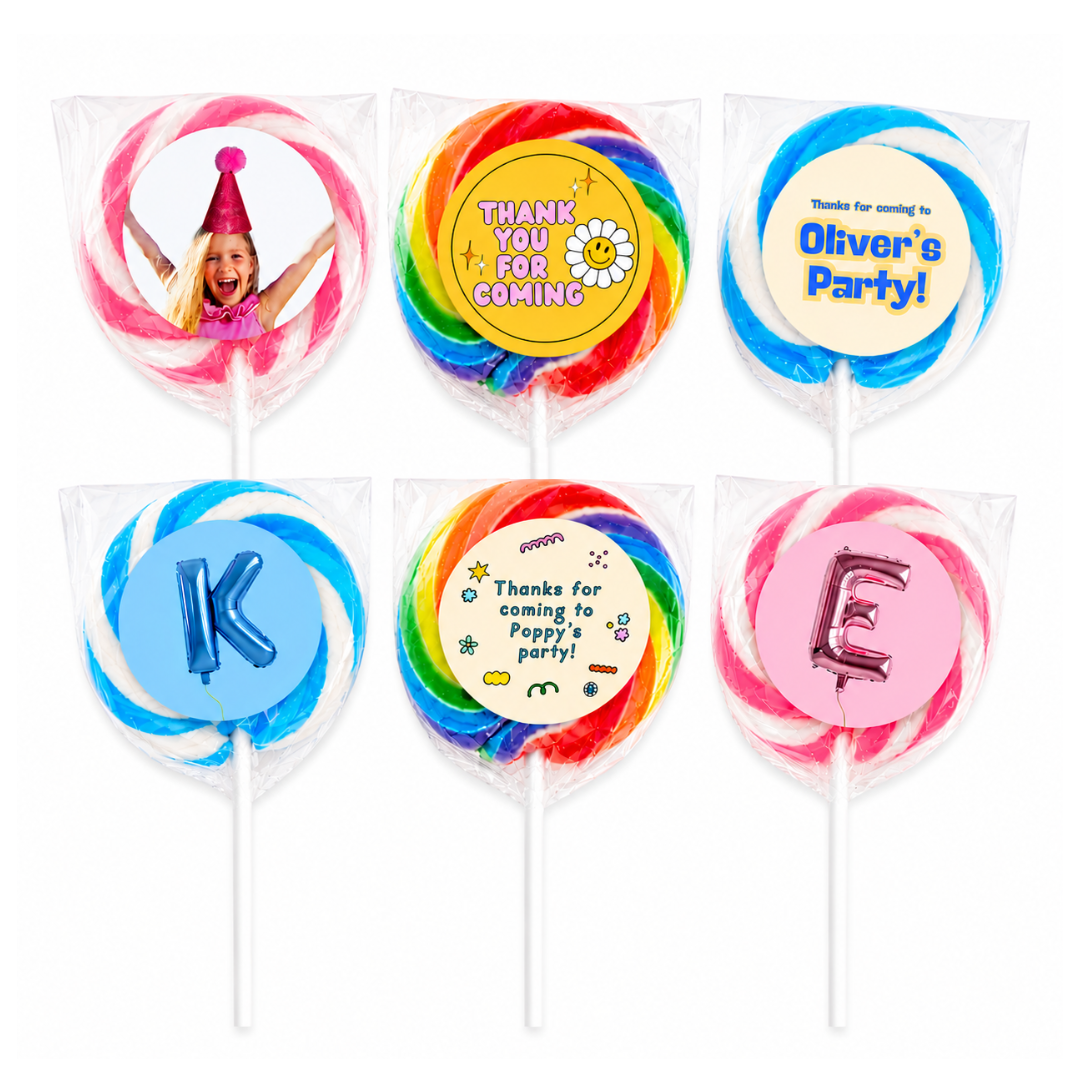 Personalised Lollipops (Min 24)